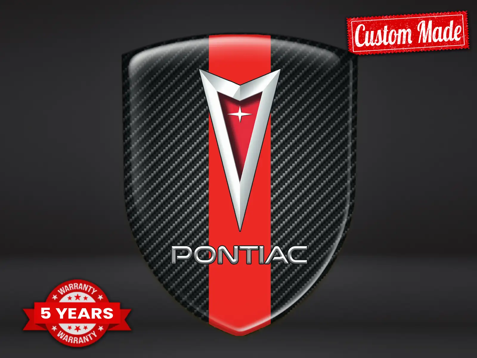Pontiac Custom Auto Badges Durable High Quality Professional
